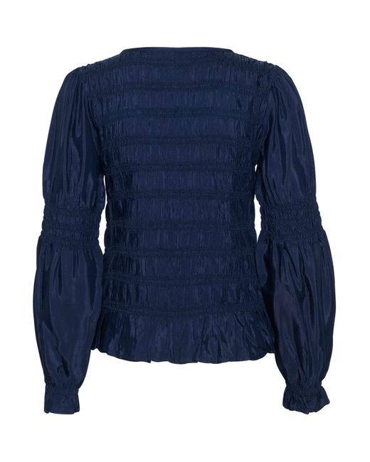 Cream Blue Langarmbluse Langarm-Bluse CRHenva