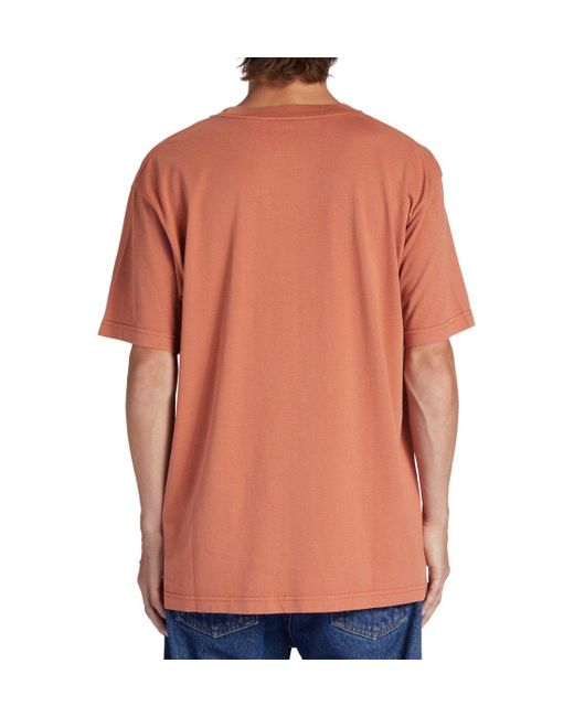 DC Shoes Shoes T-Shirt DC Star Pigment Dye in Orange für Herren