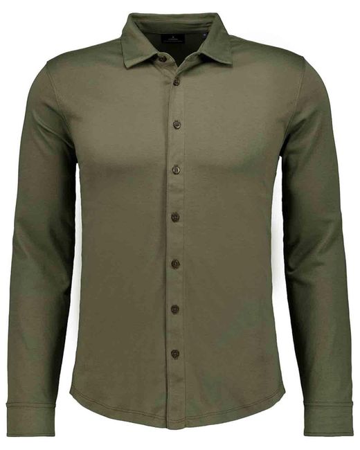 RAGMAN Henleyshirt in Green für Herren