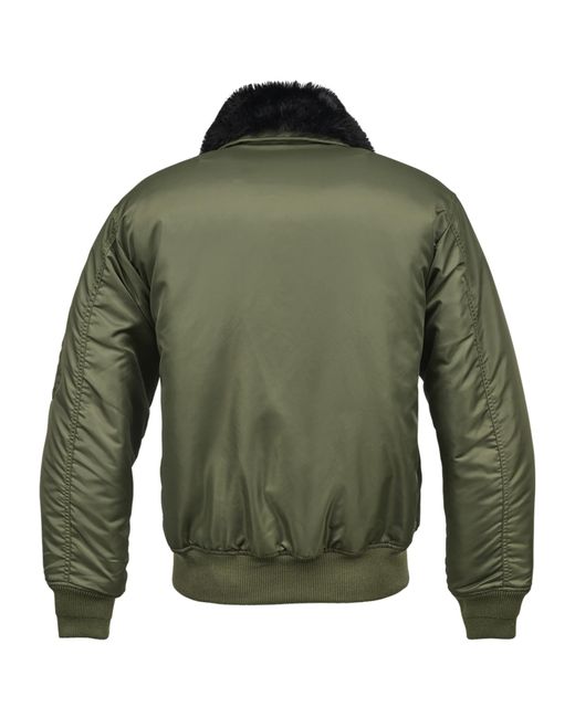 BRANDIT Winterjacke MA2 Jacket Fur Collar (1-St) in Grün für Herren | Lyst  DE