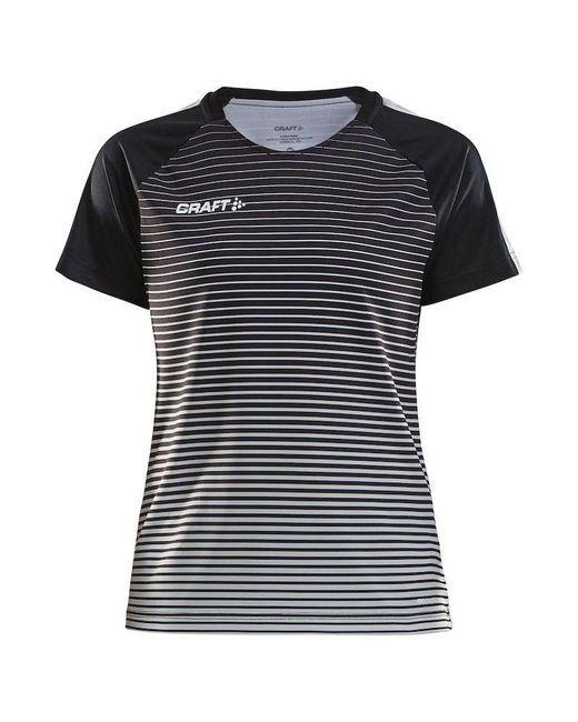 C.r.a.f.t Black T-Shirt Pro Control Stripe Jersey