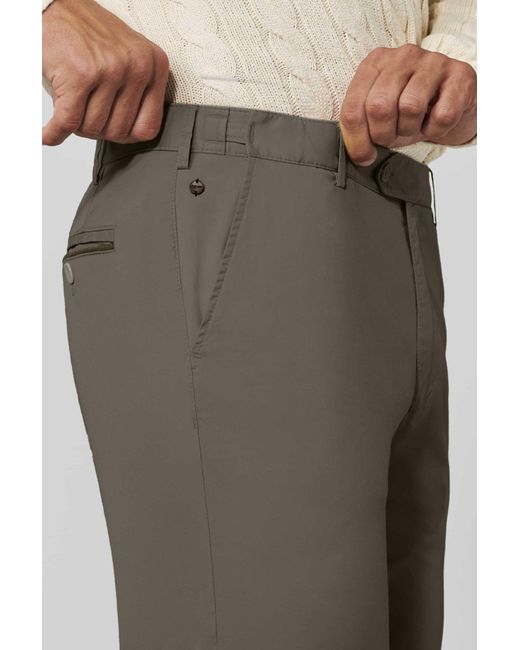 Meyer Chinohose Oslo in Gray für Herren