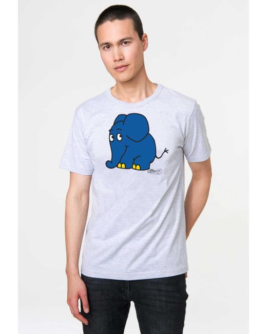 Logoshirt T-Shirt Sendung der Maus in Grau für Herren | Lyst DE