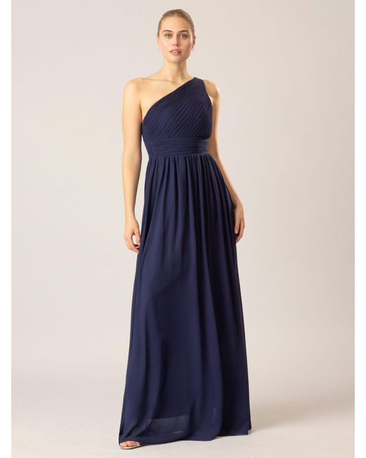 Apart Blue Abendkleid aus hochwertigem Polyester Material und geriffelt am Rücken