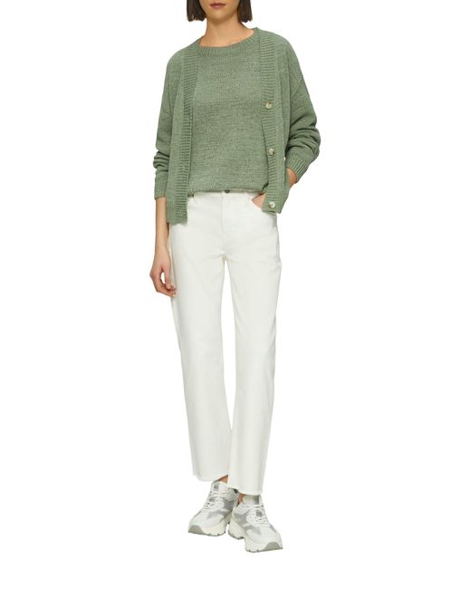 S.oliver Green Strickpullover Strickjacke