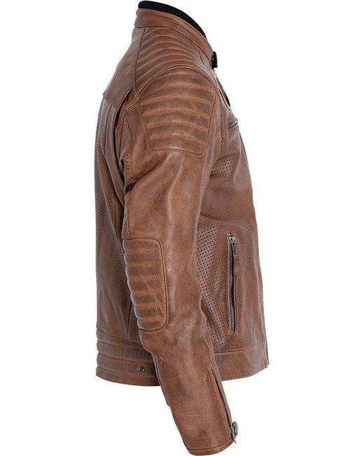 John Doe Motorradjacke Leather Jacket Drifter in Brown für Herren