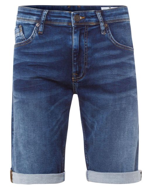 Cross Jeans ® Jeansshorts LEOM mit Stretch in Blue für Herren