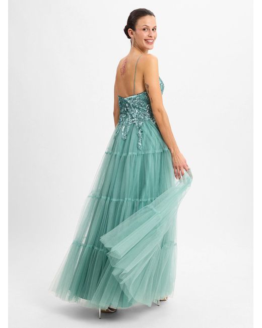 Unique Green A-Linien-Kleid