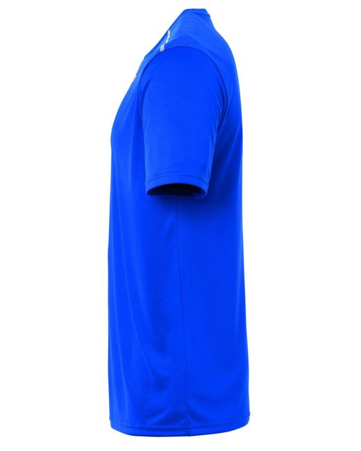 Kempa Kurzarmshirt POLY SHIRT weiss in Blue für Herren