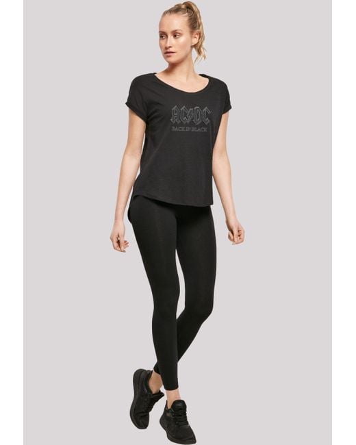 F4NT4STIC Shirt ACDC Back in Black Premium Qualität