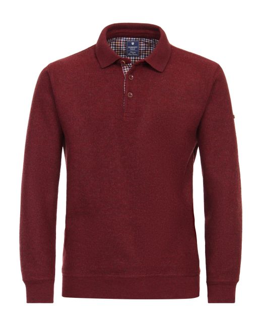 Redmond Sweatshirt uni in Red für Herren