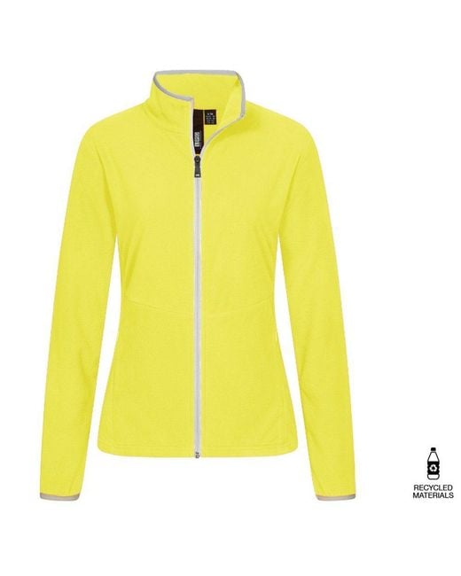 Linea Primero Yellow Strickfleecejacke LPO