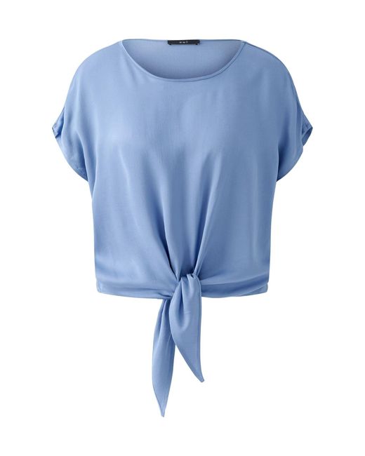 Ouí Blue Kurzarmbluse Bluse