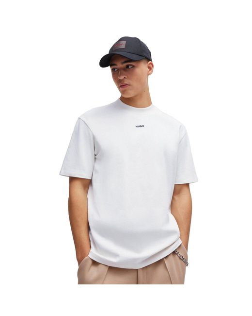 HUGO T-Shirt - DAPOLINO, Rundhals, Kurzarm in White für Herren