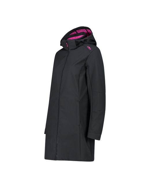 CMP Blue Softshelljacke Zip Hood Softshell Coat 3A08326