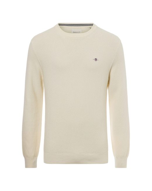Gant Strickpullover in White für Herren