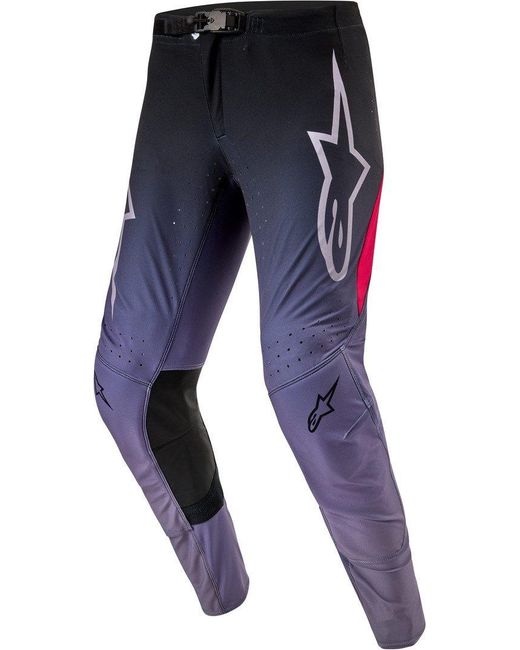 Alpinestars Motorradhose Supertech Dade Motocross Hose Atmungsaktiv in Blue für Herren