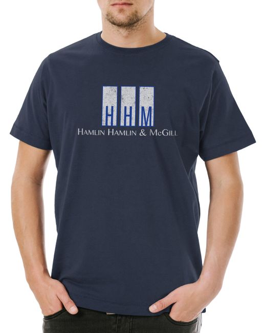 Urban Backwoods Print- Hamlin & Mcgill T-Shirt Breaking Better Bad Call Saul in Blue für Herren