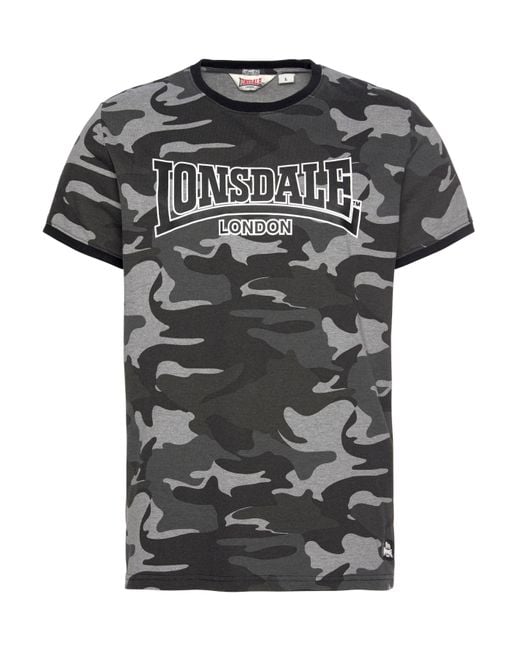 Lonsdale T-Shirt COBBETT in Black für Herren