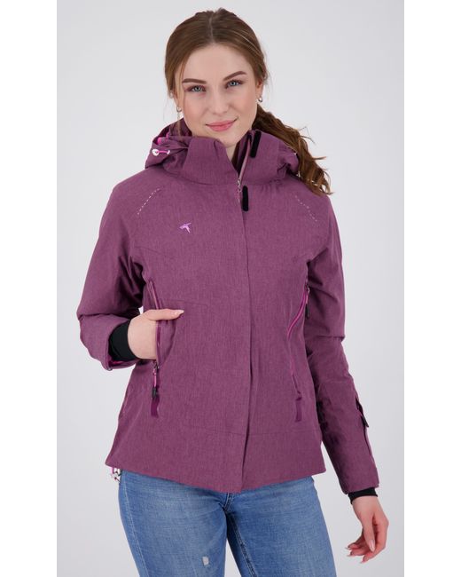 DEPROC Active Purple Funktionsjacke TITTALLON Women mit abnehmbarer Kapuze und Windfang