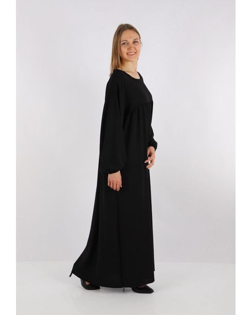 Hello Miss Black Sommerkleid Beliebte Islamische Keid, Kaftan, Abaya, Kleid für Hijabis Jazz-Stoff