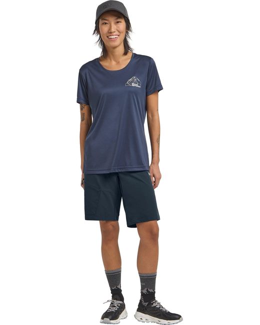 Jack Wolfskin Blue PICO TRAIL SHORTS W
