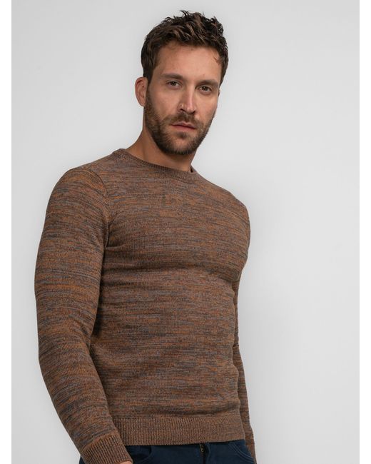Petrol Industries Strickpullover Teller in Brown für Herren
