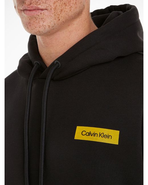 Calvin Klein Kapuzensweatshirt SENSE LAYER BACK GRAPHIC HOODIE in Schwarz  für Herren | Lyst DE