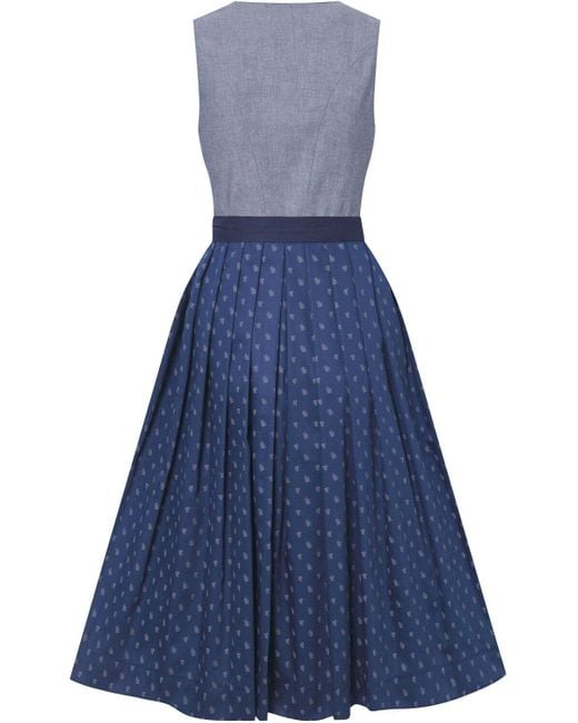 Felicitas Blue Midi-Dirndl Dorle