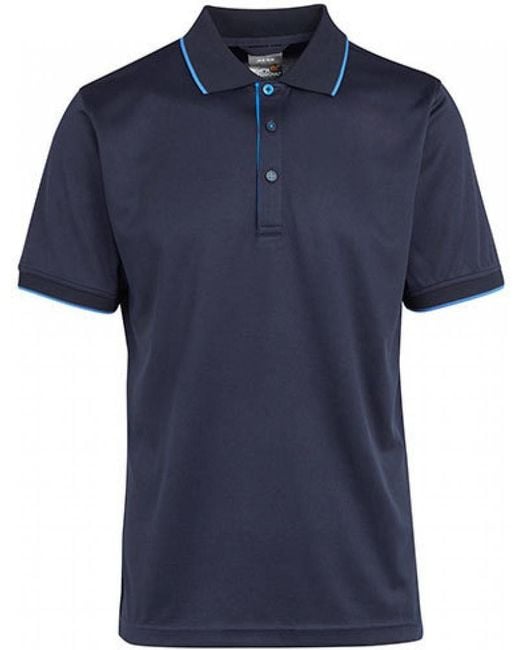 Regatta Rundhalsshirt Navigate Short Sleeve Polo Poloshirt in Blue für Herren