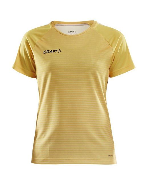 C.r.a.f.t Yellow T-Shirt Pro Control Stripe Jersey