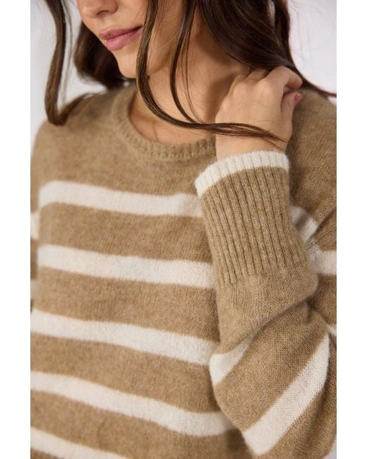 LIEBLINGSSTÜCK Brown Strickpullover Streifenpullover TadineEP