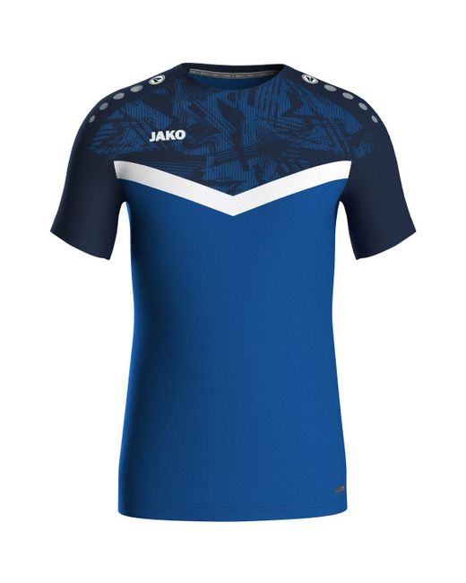 JAKÒ Kurzarmshirt T-Shirt Iconic royal/marine in Blue für Herren