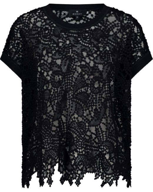 Monari Black Strickpullover Pullover