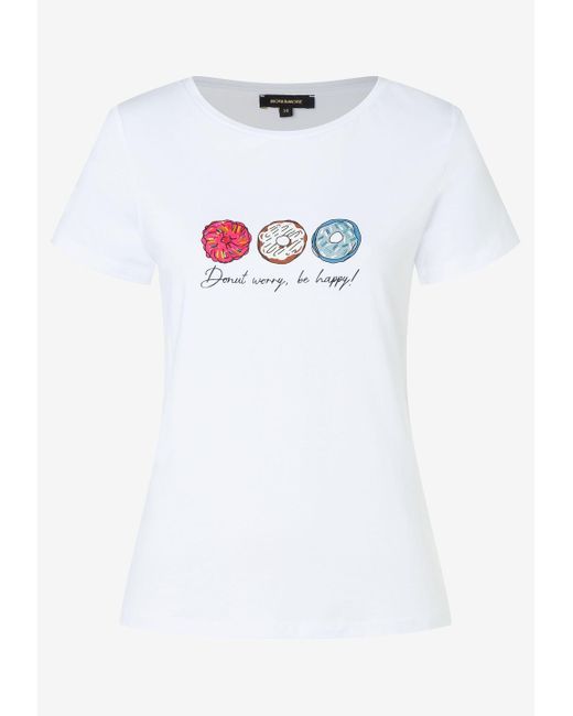 MORE&MORE White &MORE T- Shirt with 3-Motive