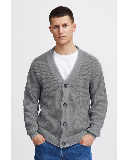 Solid Cardigan SDGore Modischer Pullover in Gray für Herren