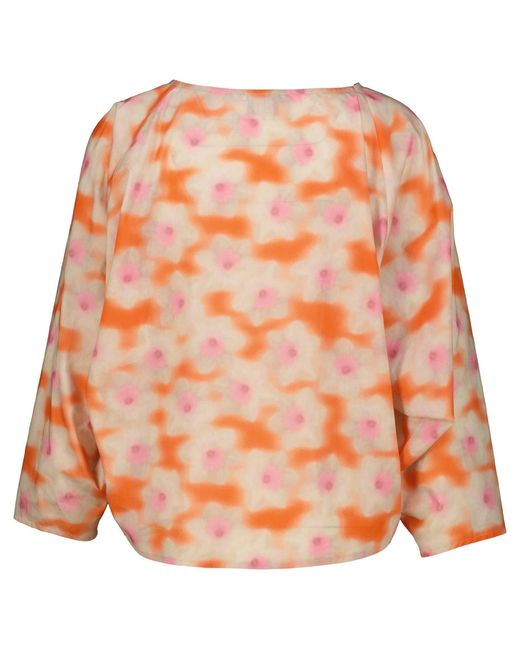 Rich & Royal Orange Klassische Bluse NIALINI Relaxed Fit (1-tlg)