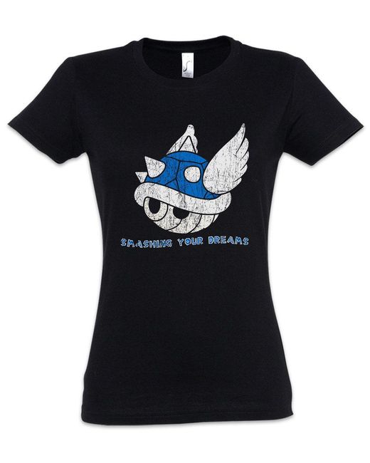 Urban Backwoods Black Print- Smashing Your Dreams T-Shirt Super Gamer Games Geek Mario Fun