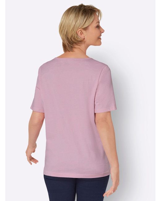 Sieh an! Purple T- Kurzarm-Shirt
