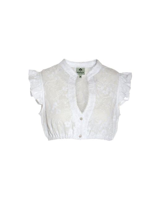 BERWIN & WOLFF White Dirndlbluse