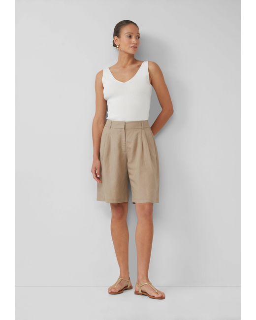 S.oliver Natural Bermudas Bermuda aus Leinenmix
