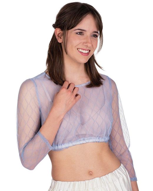 Marjo Purple Dirndlbluse