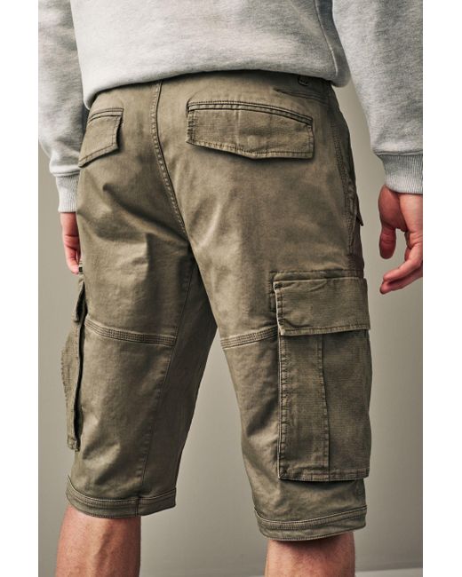 Next Cargoshorts Cargo-Shorts in 3/4-Länge (1-tlg) in Green für Herren