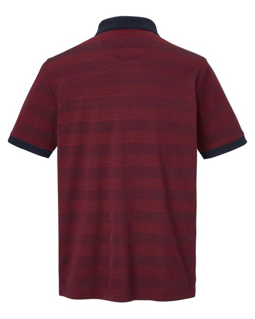 Babista Poloshirt GIVILA in Piqué-Qualität in Red für Herren