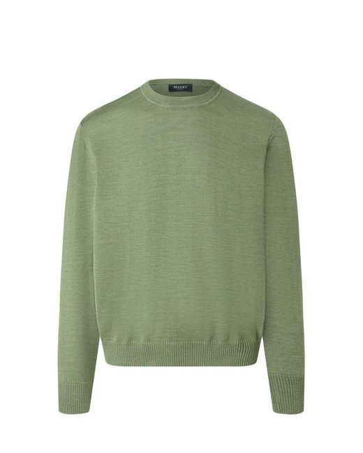 Maerz Strickpullover in Green für Herren