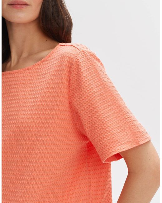 Opus Orange Kurzarmshirt Shirt Serke