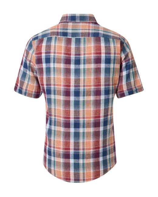 CASA MODA Businesshemd Kent Casual Short 1/2Arm in Blue für Herren