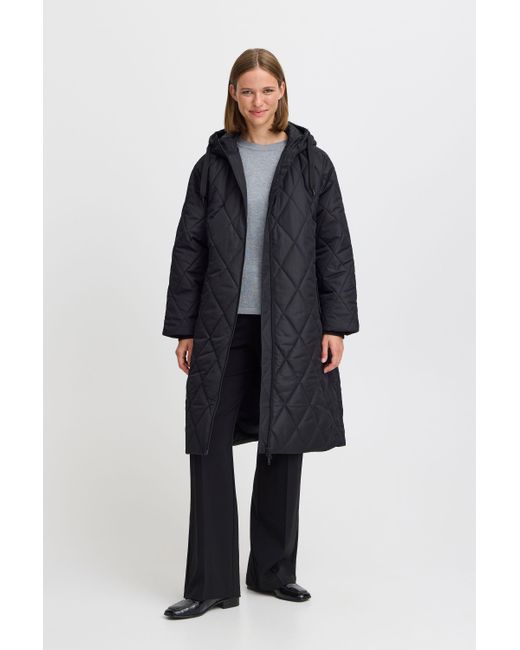 B.Young Blue Steppmantel BYBELIS Moderne Steppjacke
