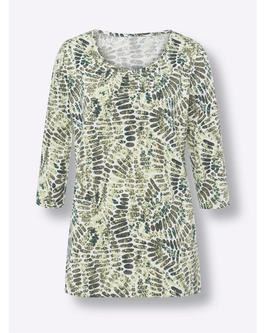 Sieh an! Green T-Shirt Longshirt
