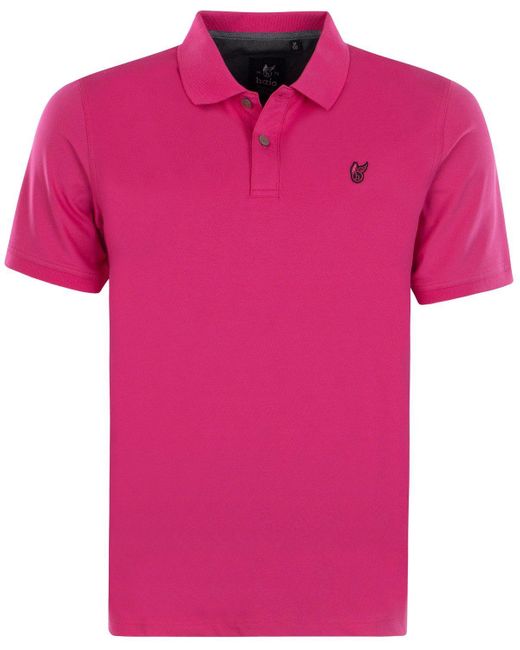Hajo Poloshirt in Pink für Herren